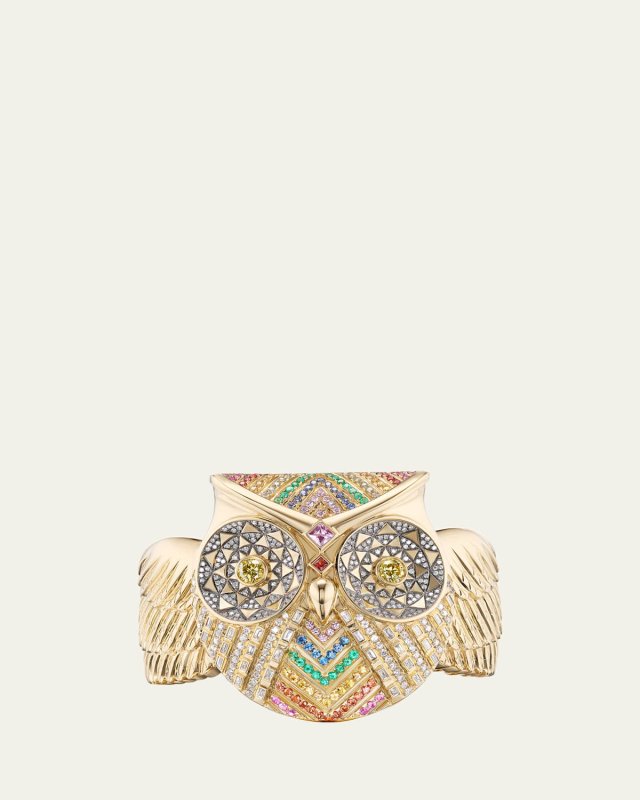 Owl Cuff One-of-a-Kind Bracelet